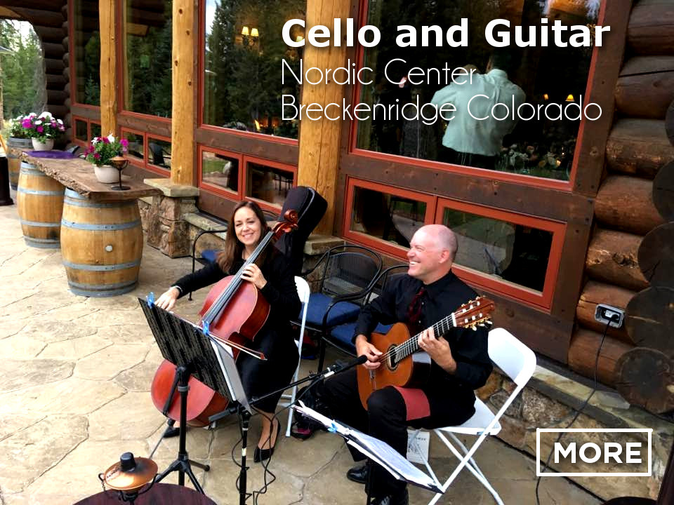 Guitar and cello Denver wedding